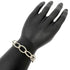 Vintage Oval Link Twist Bracelet Sterling Silver