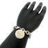 Vintage Round Tag Bracelet Sterling Silver