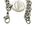 Vintage Round Tag Bracelet Sterling Silver