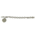 Vintage Round Tag Bracelet Sterling Silver