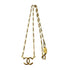 CC Logo Pendant Necklace Metal