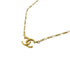 CC Logo Pendant Necklace Metal