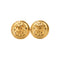 CC Logo Clip-On Earrings Metal Gold-Tone Metal