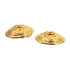 CC Logo Clip-On Earrings Metal Gold-Tone Metal