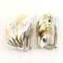 Clip-On Earrings Clip-On Sterling Silver and 18K Yellow Gold