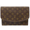 Double Rabat Pochette Monogram Canvas