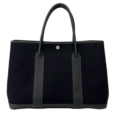 Garden Party Tote Toile and Leather 36