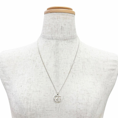 Double G Pendant Necklace Sterling Silver