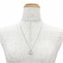 Double G Pendant Necklace Sterling Silver