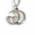 Double G Pendant Necklace Sterling Silver
