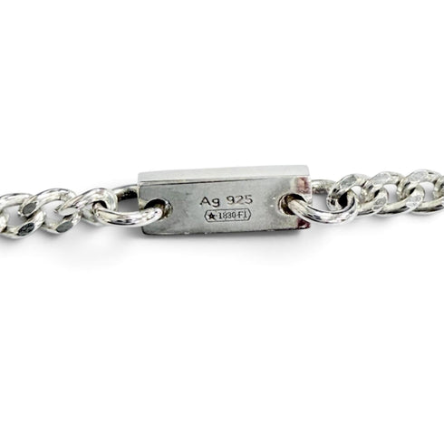 Double G Pendant Necklace Sterling Silver