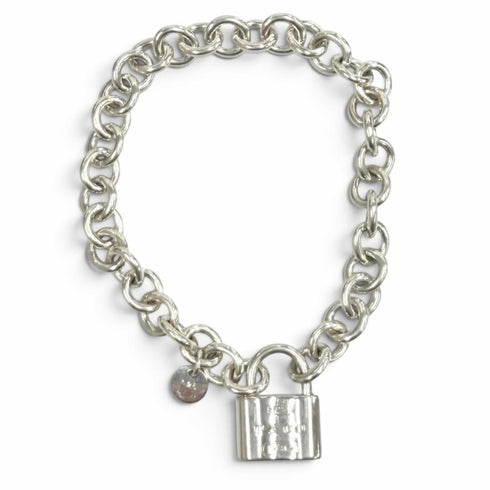 Lock Bracelet Sterling Silver