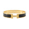 Clic Bracelet Black Enamel