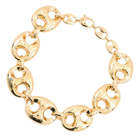 Marine Choker Pendant Necklace Gold