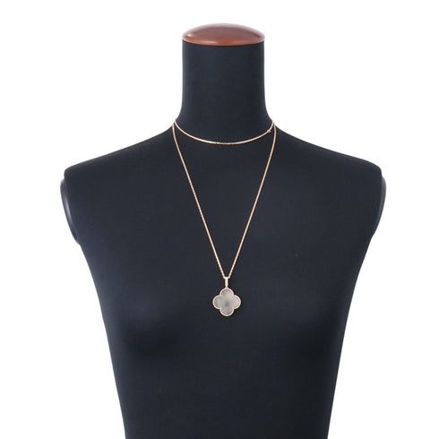 Alhambra Pendant Necklace 18K Rose Gold