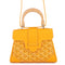 Saigon Top Handle Bag Coated Canvas with Leather Mini