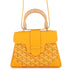 Saigon Top Handle Bag Coated Canvas with Leather Mini