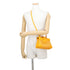Saigon Top Handle Bag Coated Canvas with Leather Mini