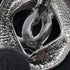 CC Logo Clip-On Earrings Silver-Tone Metal