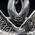 CC Logo Clip-On Earrings Silver-Tone Metal