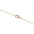 Double C Pendant Necklace 18K Rose Gold