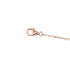 Double C Pendant Necklace 18K Rose Gold