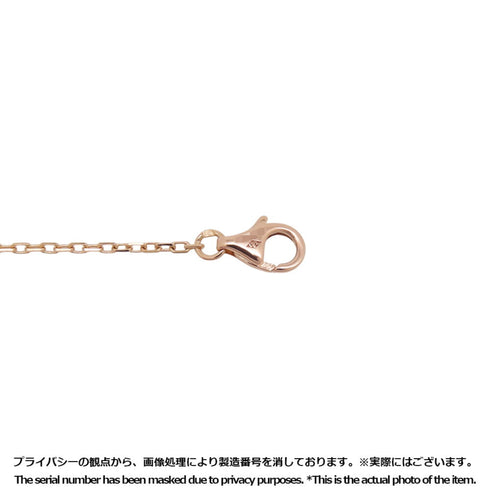 Double C Pendant Necklace 18K Rose Gold