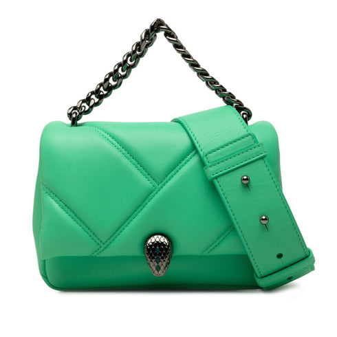 Serpenti Cabochon Shoulder Bag Diagonal Quilted Leather Mini