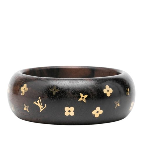 Charm Bracelet Wood and Gold