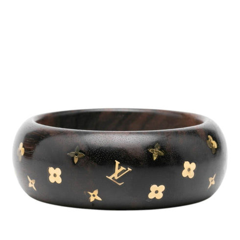 Charm Bracelet Wood and Gold