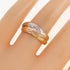Vendome Louis Cartier Band Ring 18K Tricolor Gold