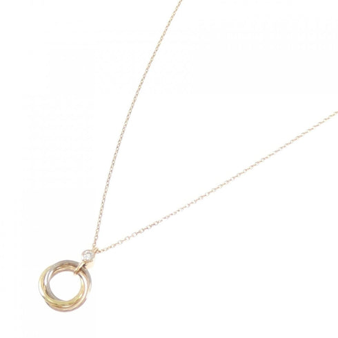 Trinity Pendant Necklace 18K Tricolor Gold