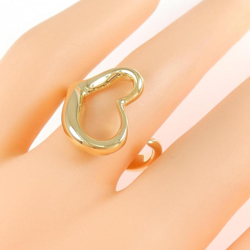 Open Heart Ring 18K Yellow Gold