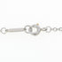 Dots Pinched Heart Pendant Necklace Platinum