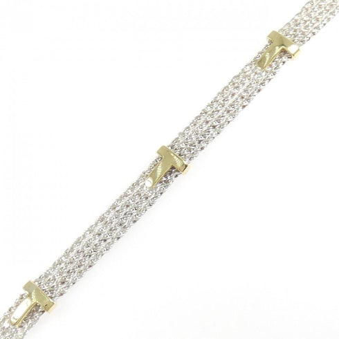 Bracelet Sterling Silver and 18K Yellow Gold