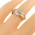 Vendome Louis Cartier Band Ring 18K Tricolor Gold