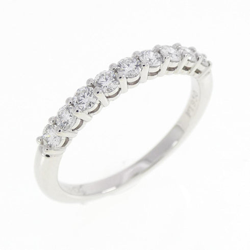 Band Ring Platinum and Diamond