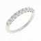 Band Ring Platinum and Diamond
