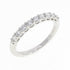 Band Ring Platinum and Diamond