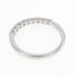 Band Ring Platinum and Diamond