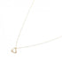 Open Heart Pendant Necklace 18K Rose Gold 7.1mm