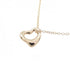 Open Heart Pendant Necklace 18K Rose Gold 7.1mm