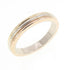 Vendome Louis Cartier Band Ring 18K Tricolor Gold