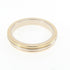 Vendome Louis Cartier Band Ring 18K Tricolor Gold