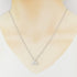 Vault One Pendant Necklace 18K White Gold with Diamond Mini