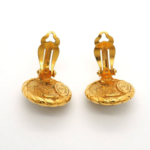 Clip-On Earrings Pearl Clip-On Gold-Tone Metal