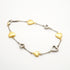 Multi-Heart Bracelet 18K White Gold and 18K Yellow Gold