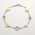 Multi-Heart Bracelet 18K White Gold and 18K Yellow Gold