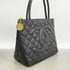 Medallion Tote Quilted Caviar