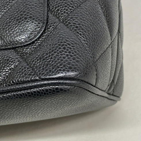 Medallion Tote Quilted Caviar
